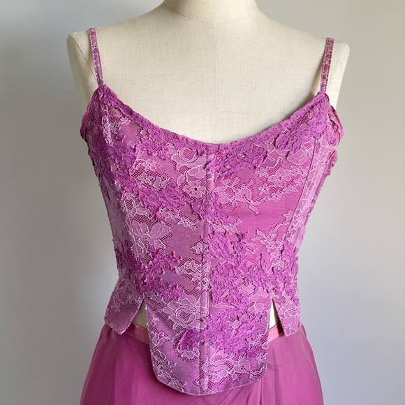 lolita lempicka Tops - Vintage Lolita Lempicka Orchid Corset SS 1996/1997